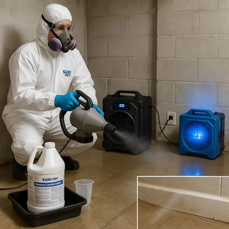 Sanitization and Odor Removal process in Hampton, IA