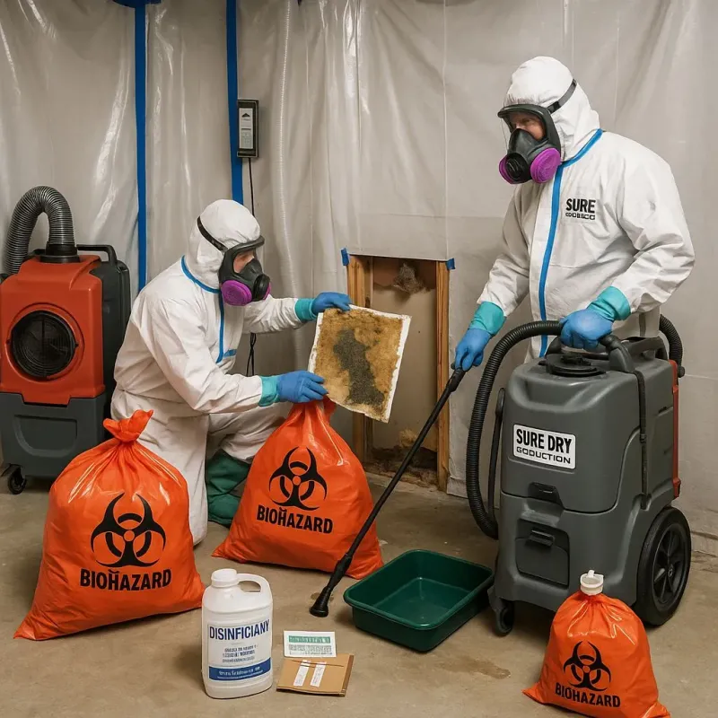 Contaminated Water Handling Protocols process in Hampton, IA